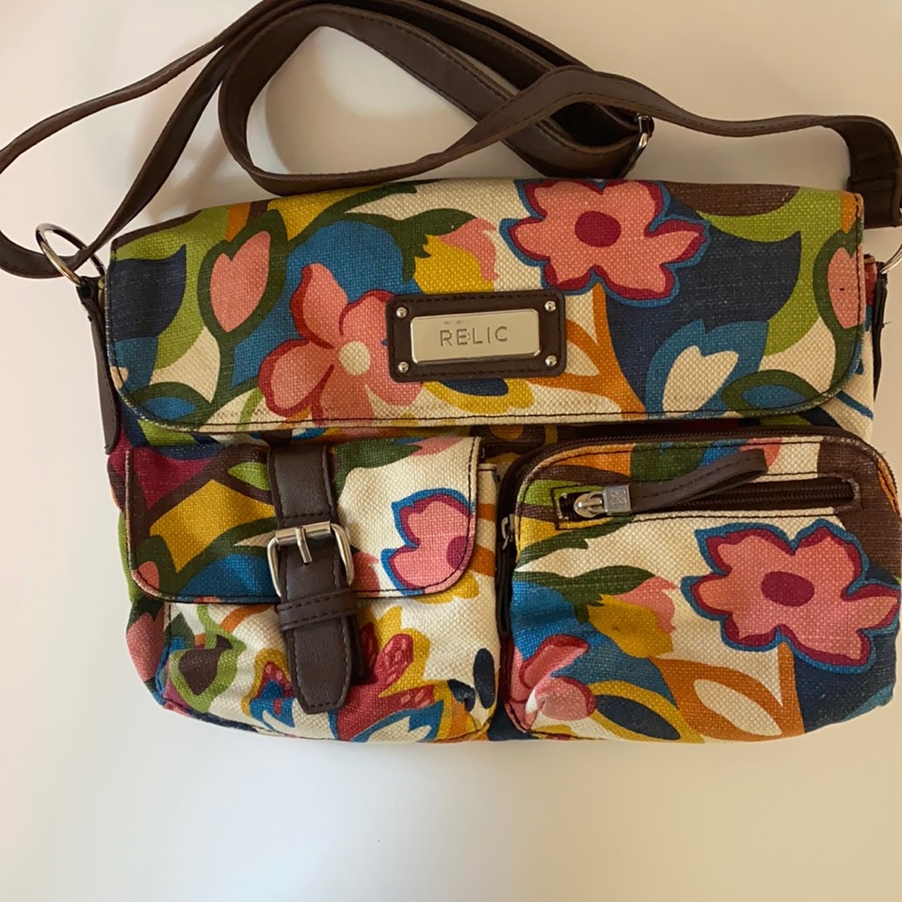 Relic Canvas Shoulder Bag Colorful